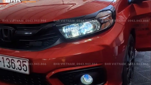 Đèn bi Led Honda Brio | Titan Black 5800K (Đuôi vặn) + Gầm X-light F10